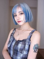 ユルク(JURK nagoya)&nbsp;【TAIKI NOGUCHI】ボブ×パールブルー×ブルー