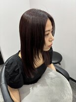 ピリオド 蒲田(Period.) 髪質改善/フェイスレイヤー/チェリーブラウン◎