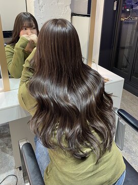 ブレンド 渋谷(BLend) フェミニンロング似合わせカットウェーブミディアム