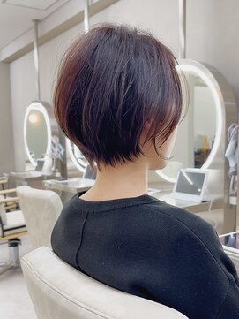 アイドットプラスサッポロ 札幌(i.+SAPPORO) 似合わせカットフェミニンショートメルティカラー髪質改善