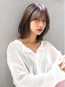 ヘアーズ ベリー 川西店(hairs BERRY)の写真/【川西能勢口駅すぐ】カラー+カット+ハホニコTr¥8250◎価格以上の技術力と再現性☆ワンランク上のstyleに♪