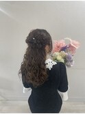ハーフアップ♪