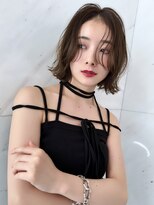 サイン 渋谷(SIGN) 30代ボブレイヤーカットグレージュブリーチ無し