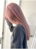 ハイトーンピンクロングレイヤー