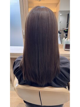 ラディシュ さがみ野(RADISH) 20代30代40代大人可愛い髪質改善METEOカラー艶感ストレート透明