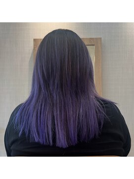 モアヘアーセカンド(MORE-HAIR Second) エアタッチバレイヤージュラベンダーカラー