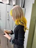 リラス 博多(rilas)&nbsp;デザインカラー　ブリーチカラー　ダブルカラー