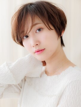 カバーヘア ブリス 川口(COVER HAIR bliss) 大人可愛いフェザーショートグランマッシュパーマZ川口30代40代