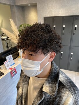 ホワイト(WHITE) プードルパーマ