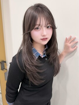 ボタン 熊本(VOTAN) 艶髪カラー/レイヤーカット/髪質改善/ブリーチ/韓国ヨシンモリ