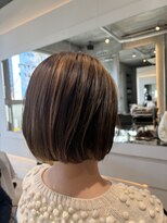 ヘア デザイン リスク(HAIR DESIGN RISK)&nbsp;【RISK 飛澤】可愛いボブスタイル　ショート　丸みシルエット
