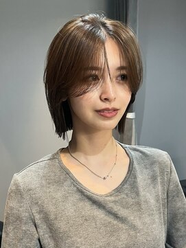 サンドイエナ 横浜店(sand yena) 顎下2センチの外はねパツッとボブ/レイヤーあり/