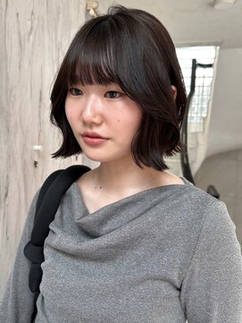 サイン 韓国ボブ 渋谷(SIGN) 韓国ボブレイヤーボブ渋谷タッセルボブお洒落なレイヤーカット