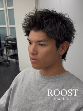 ルースト 八王子店(ROOST) MEN'S HAIR/スパイキーショート/ツイストパーマ/眉毛/八王子