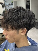 ナム 錦糸町(NAM)&nbsp;MEN’S/リバースセンターパート/ニュアンスパーマ/錦糸町