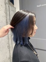 アース 高円寺店(HAIR & MAKE EARTH)&nbsp;インナーブルー〔@x__xrn03 〕