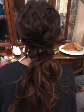 美容室 パルス 静岡鷹匠店(PALS) リボンポニーテール