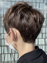 フレイムスヘアデザイン(FRAMES hair design)&nbsp;☆骨格補正大人ショート×ソフトグレージュ☆