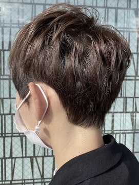 フレイムスヘアデザイン(FRAMES hair design) ☆骨格補正大人ショート×ソフトグレージュ☆