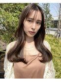 ベージュ/ハイトーン/レイヤー/ボブ/韓国/髪質改善/透明感/立川