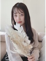 カノイ(KANOI)&nbsp;【抜け感◎】シースルーバング×シアーグレージュ