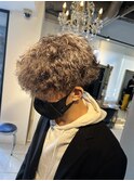 プードルパーマ　ポップコーンパーマ波巻きツイストスパイラル