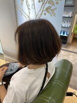 アメリ エ ギャルソン 門前仲町店(amelie et garcon)&nbsp;グレージュカラー/ボブ＠30代40代50代　[amelie門前仲町]