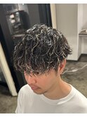 ツイストスパイラルパーマ波巻きスパイラルパーマハイライト