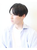 【 Ｉ. 】刈り上げツーブロックアップバング短髪黒髪　川口