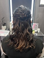 ヴィアンジュ(viange)&nbsp;#ヘアセット#ハーフアップ