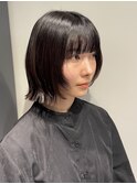 顔まわりレイヤー外ハネボブ