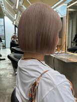 ロンド 表参道店(Lond)&nbsp;【Lond表参道yui】ハイトーンのミルクティーグレージュ×ボブ