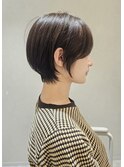 【上尾/ショート】襟足が浮きやすくても！収まるショート