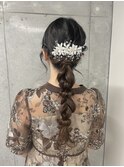 あみ下ろしヘア♪