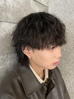 ニアウ 伊勢崎連取店(Niau)&nbsp;メンズマッシュ波巻きスパイラルパーマメンズパーマ