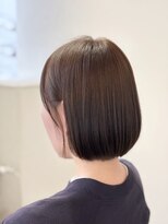 リ ヘアーデザイン(Re: hair Design)&nbsp;ぷつっとボブ×暖色系カラーで可愛く
