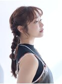 【La fith】マロンブラウン×ヘアアレンジ