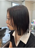 タッセルボブ×顔周りカットで大人上品なボブ