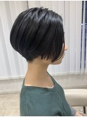 刈り上げショートハンサムショートメンズライクショート前髪なし