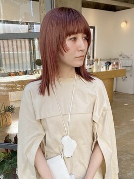 ユー(yew) ミディアムレイヤーカット/ウルフレイヤーカット/顔まわりカット