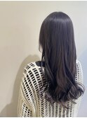 ラベンダーグレージュで黄み消しカラー