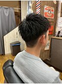MEN’S HAIR/サーフカール/刈り上げセンターパート/印西