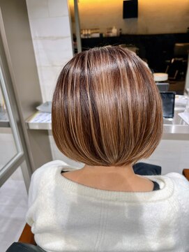 水素系髪質改善＋カラー