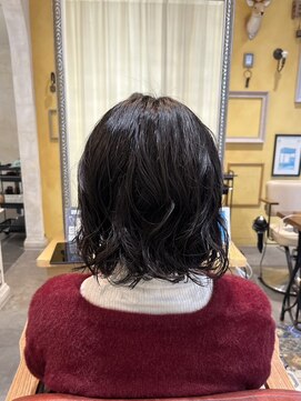 ザザ 高田馬場(ZA/ZA) 柔らかいボブパーマ