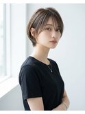 ショートカット/顔まわりカット/ハイライト/髪質改善/白髪ぼかし