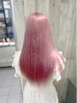 ミー 新宿(MII) ホワイトピンク/ダブルカラー/髪質改善/縮毛矯正/新宿/MII/ミイ