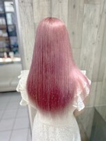 ミー 新宿(MII) ホワイトピンク/ダブルカラー/髪質改善/縮毛矯正/新宿/MII/ミイ