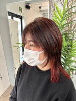 プラム(plum.)&nbsp;ハイレイヤーウルフ/インナーカラー