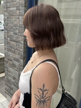 ソア 並木坂(Soa) 20代/韓国ボブ/レイヤーカット/タッセルボブ/透明感カラー