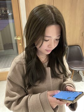 ラミエ バイ メルト 吉祥寺(lamie by melt) 小川/ブリーチなしオリーブベージュ透明感ニュアンス吉祥寺